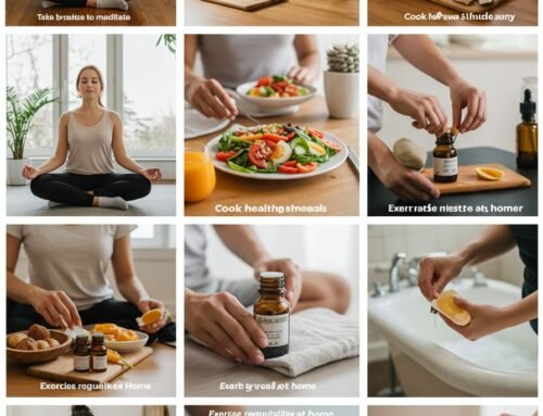 Daily wellness tips for a healthy lifestyle at home